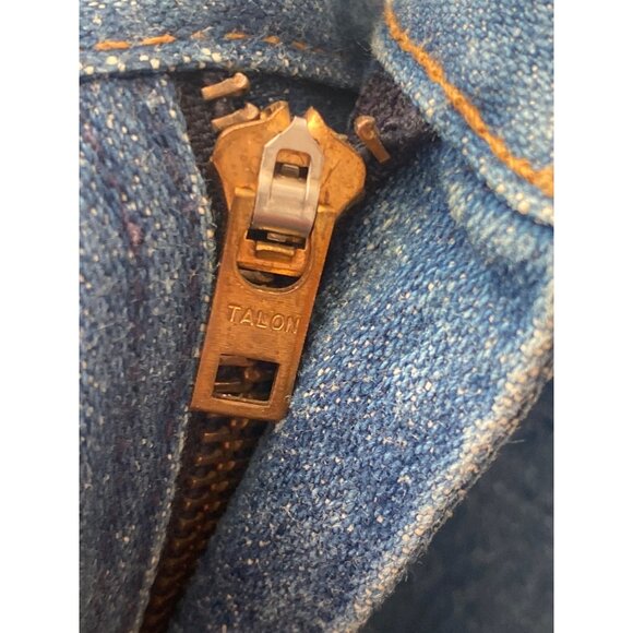 Vintage Wrangler 936DEN Women’s Jeans 31x36 Made in USA Talon 42 Rare Print - Picture 10 of 16